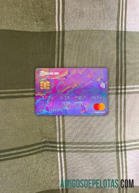 Banco da Indonésia Rakyat Indonesia (BRI) Mastercard Photolook Front modelo